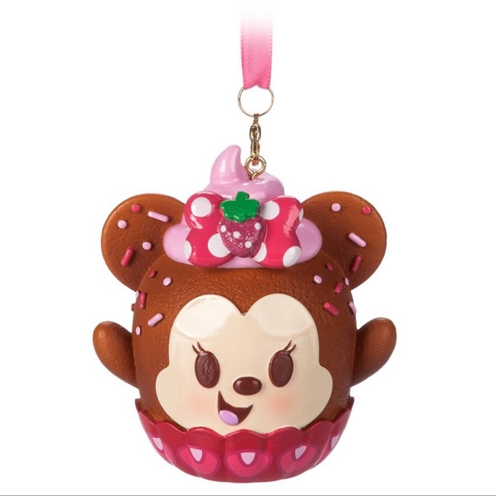 Disney Munchlings Minnie Mouse Strawberry Cupcake Ornament
